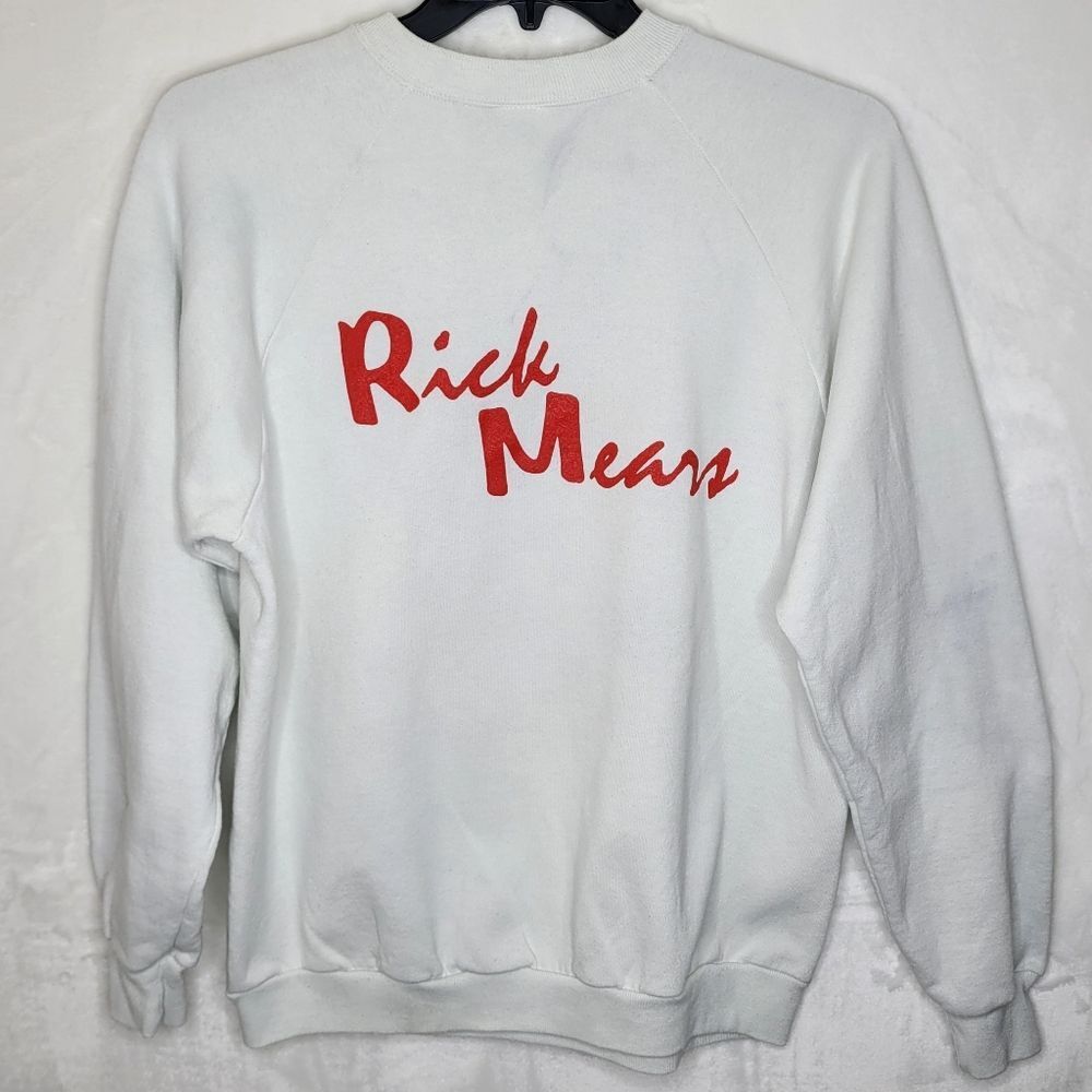 Vintage 80s Pennzoil Motorsport Rick Mears Racing Sweatshirt Size XL - Picture 9 of 15